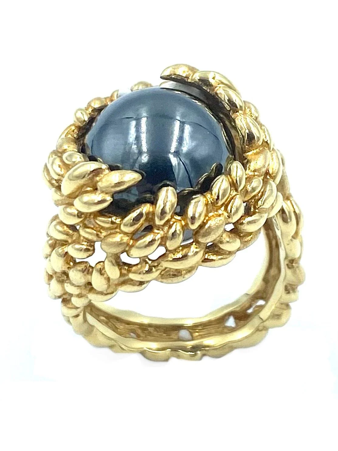 GILBERT ALBERT. Gold ring and interchangeable balls - Image 4