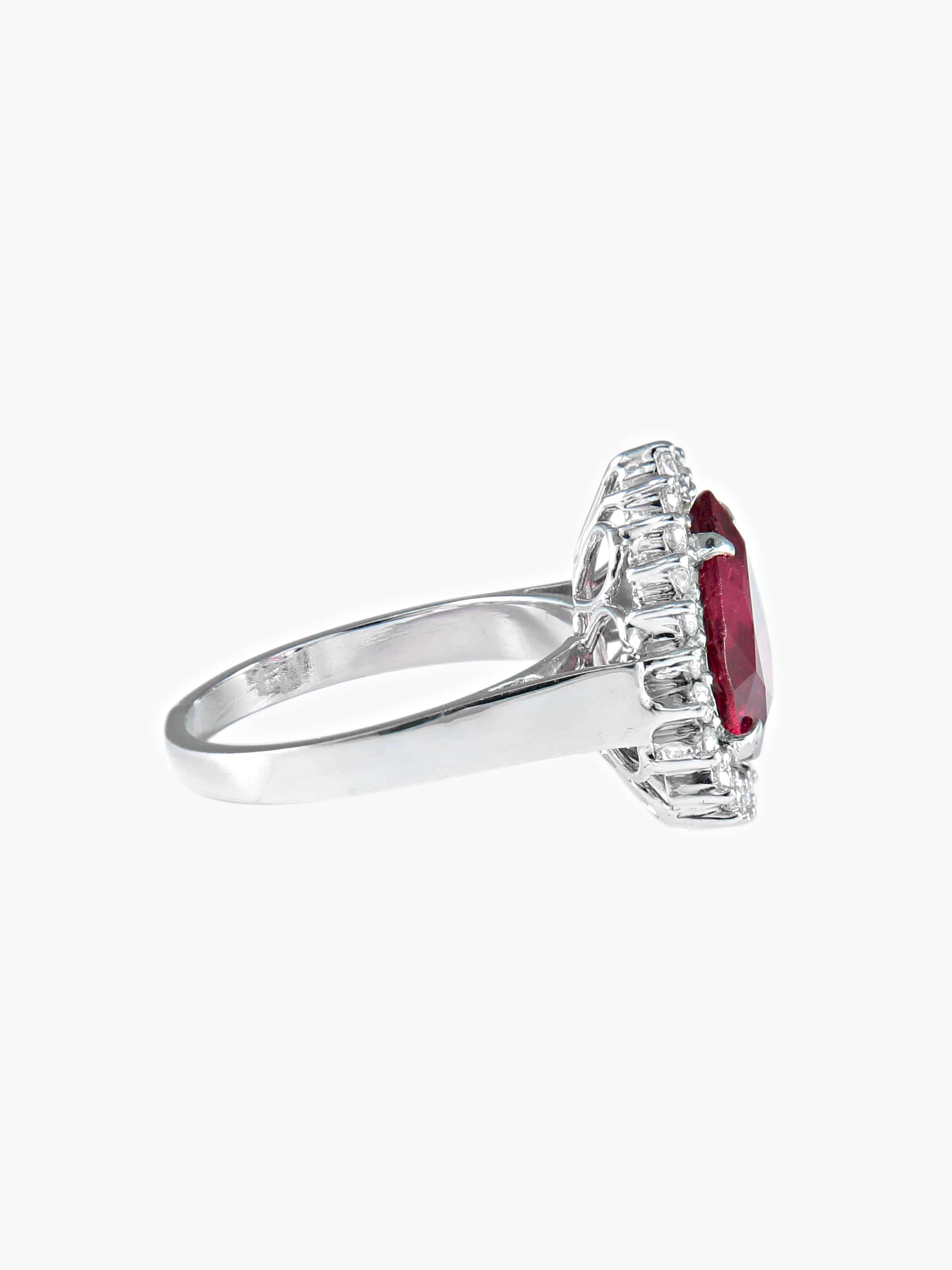 RUBELLITE and DIAMONDS ring - Image 7