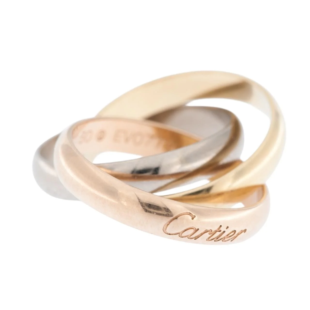 Cartier Trinity Triple gold ring - Image 10