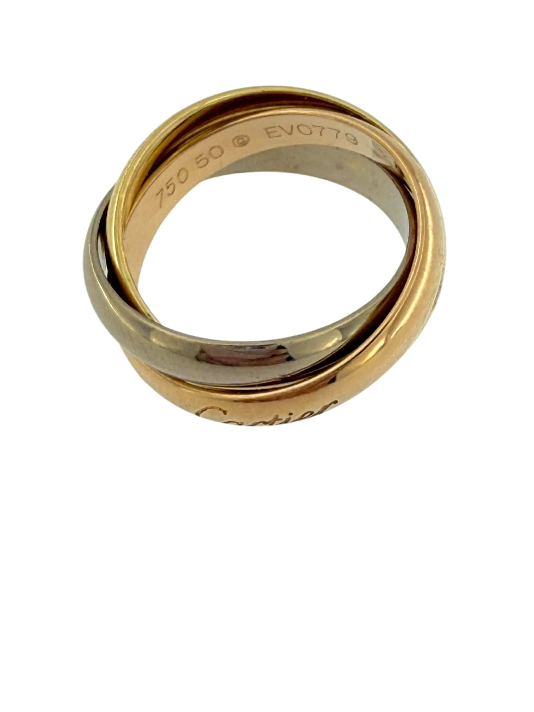 Cartier Trinity Triple gold ring - Image 12