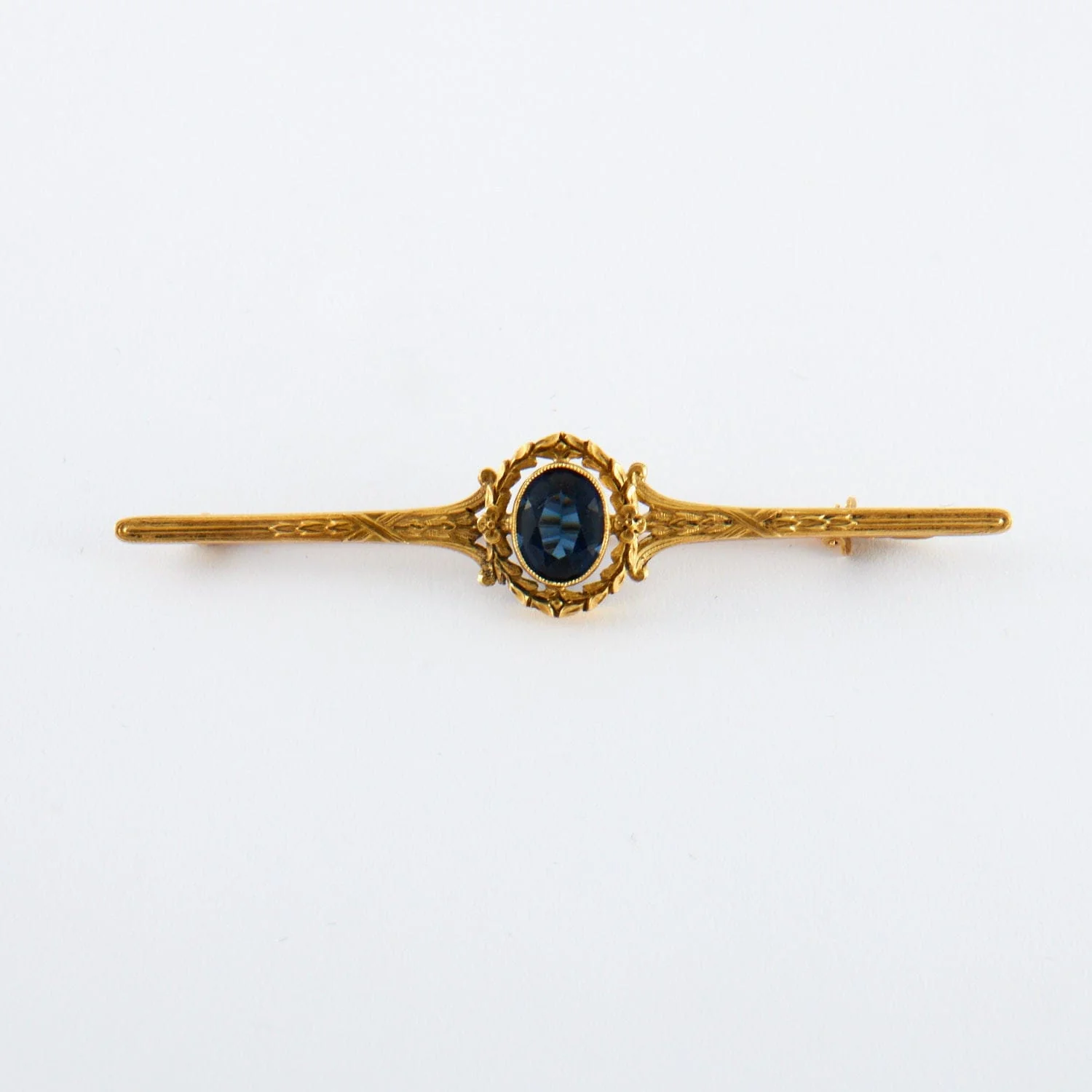Napoleon III Gold Brooch-Barrette
