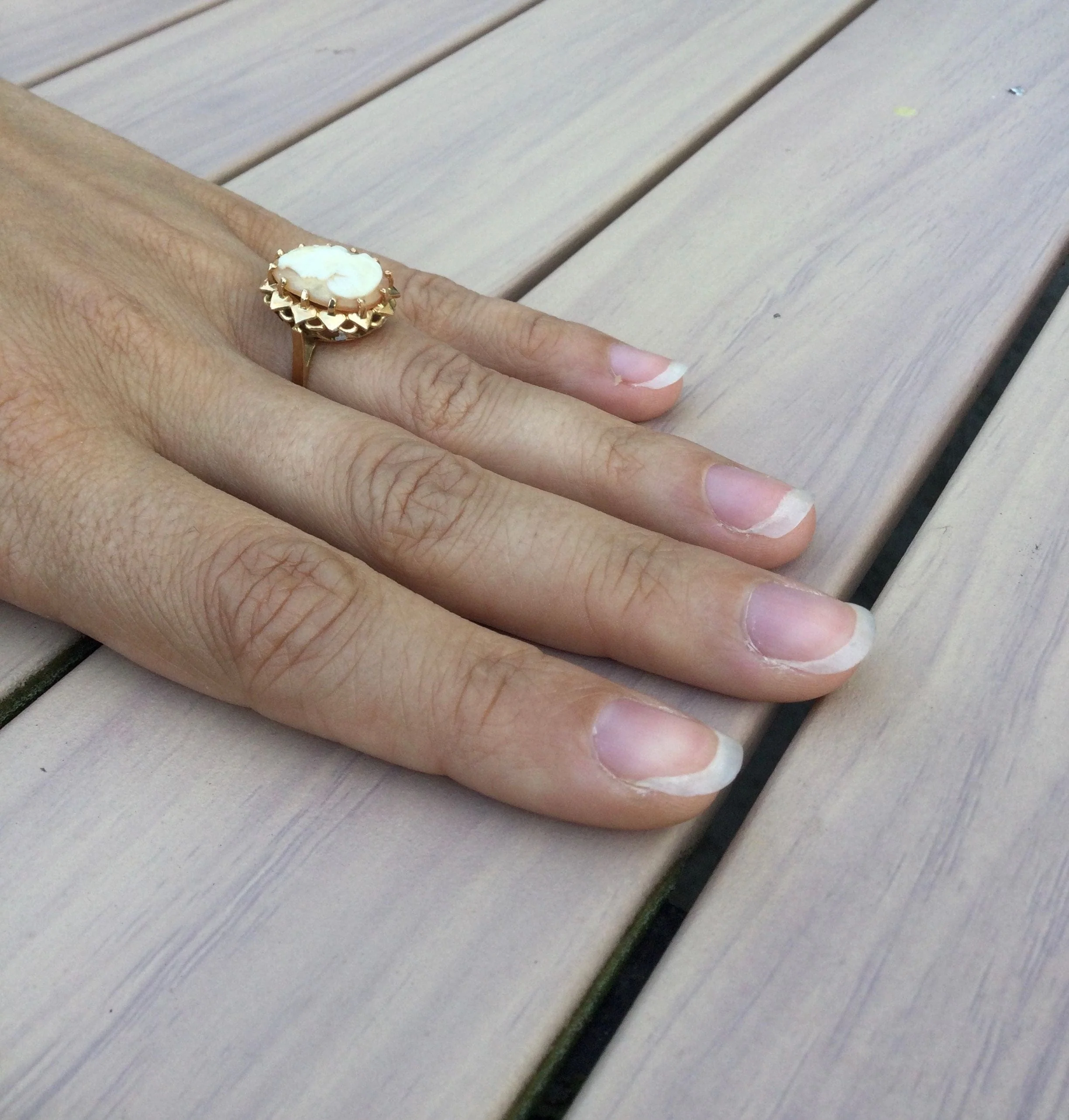 Ring cameo Rose gold - Image 3