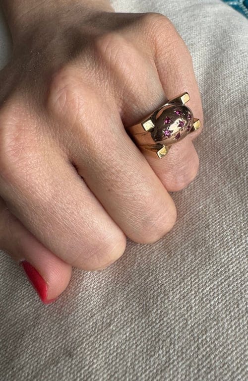 Constellation Rose Gold Ring - Image 2