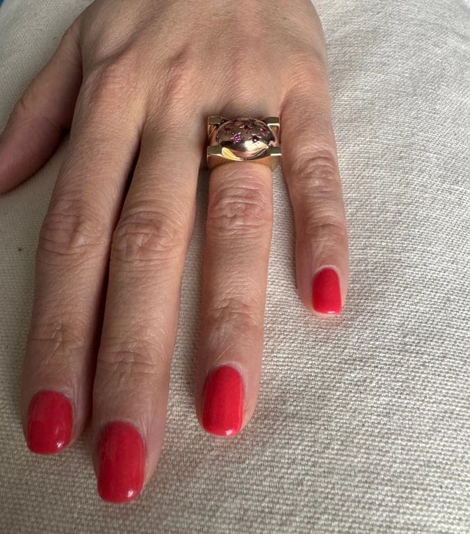 Constellation Rose Gold Ring - Image 3