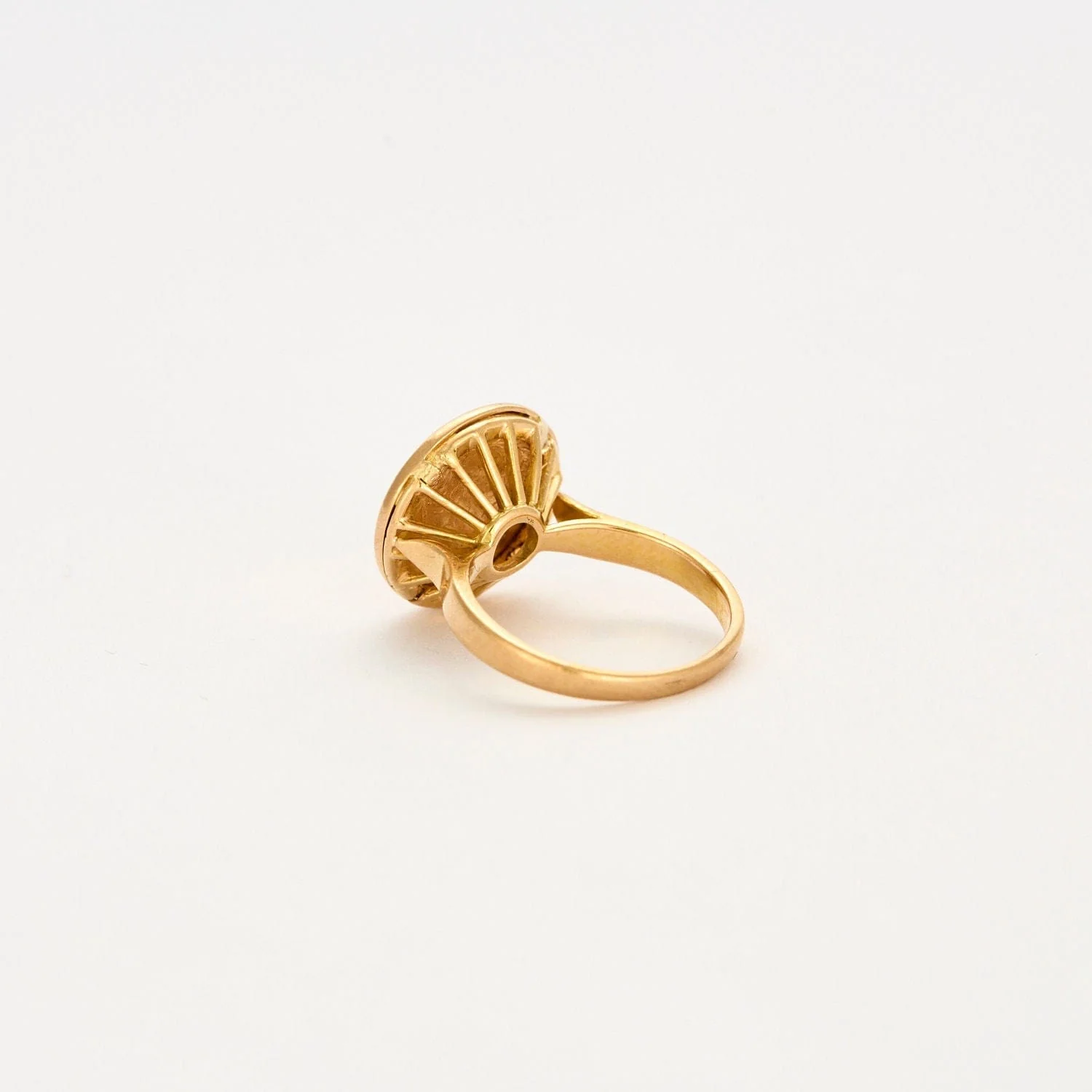 Yellow gold ring gold coins - Image 4