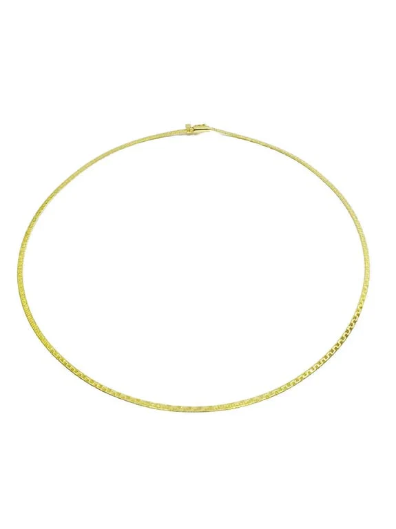 Rigid necklace Yellow gold - Image 4