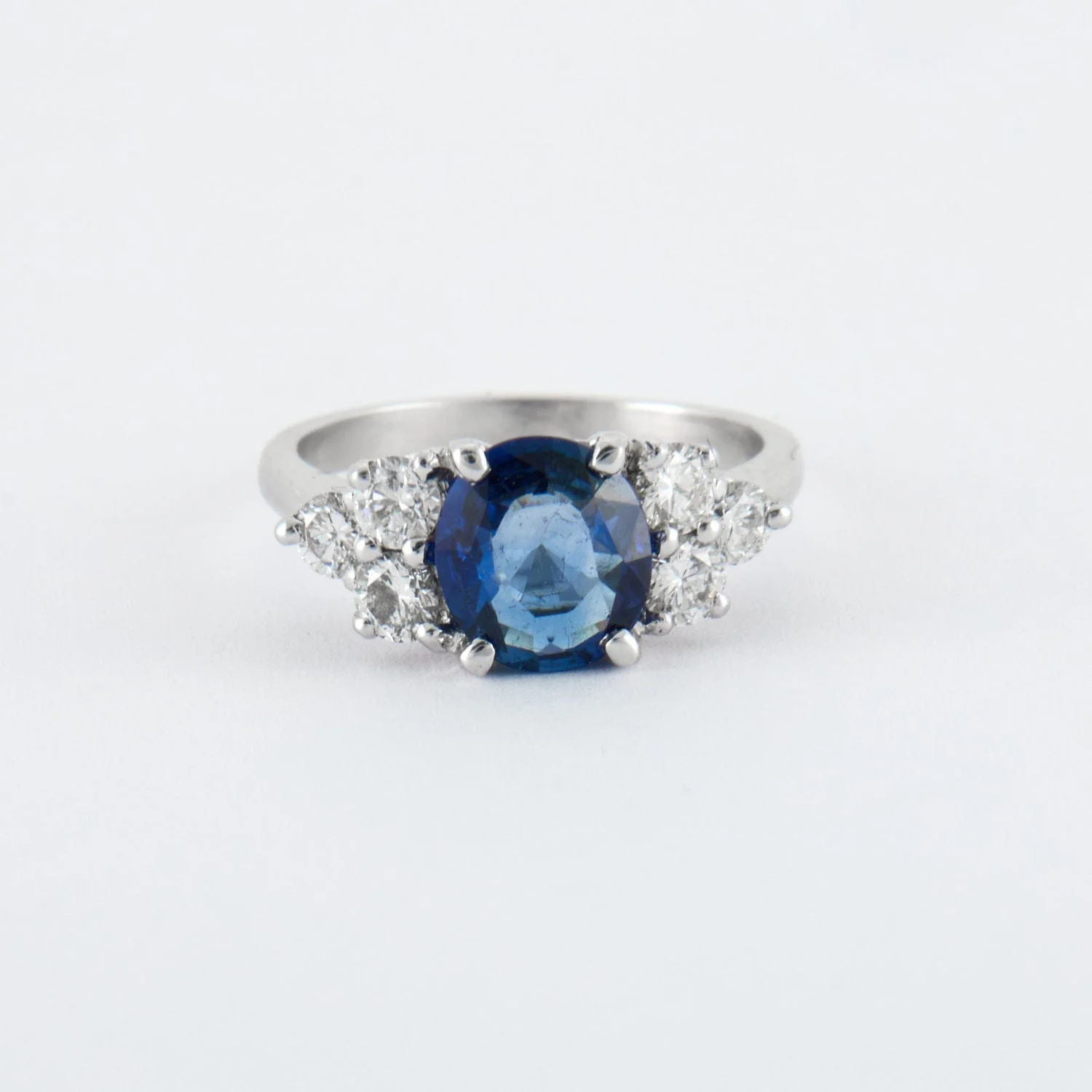 Sapphire Diamond Ring