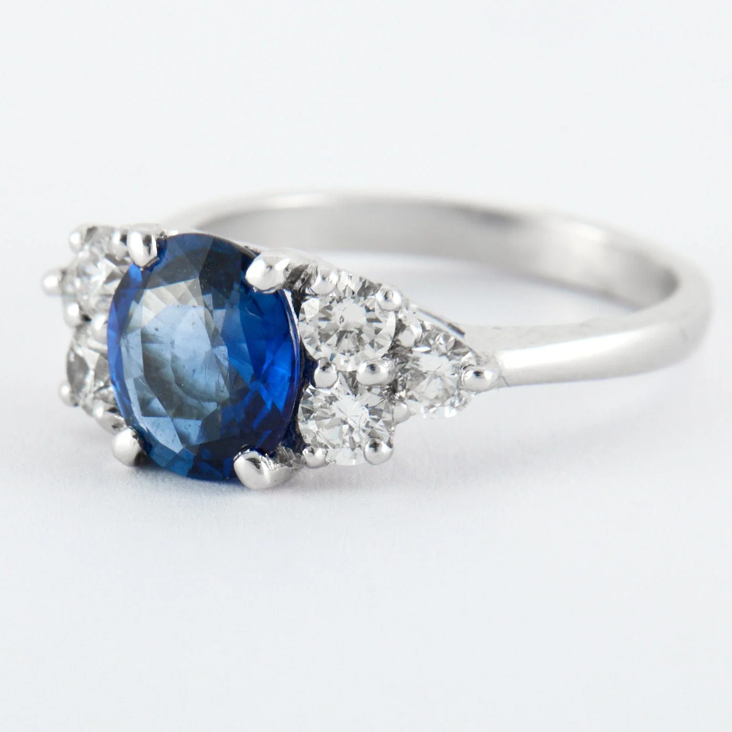 Sapphire Diamond Ring - Image 6