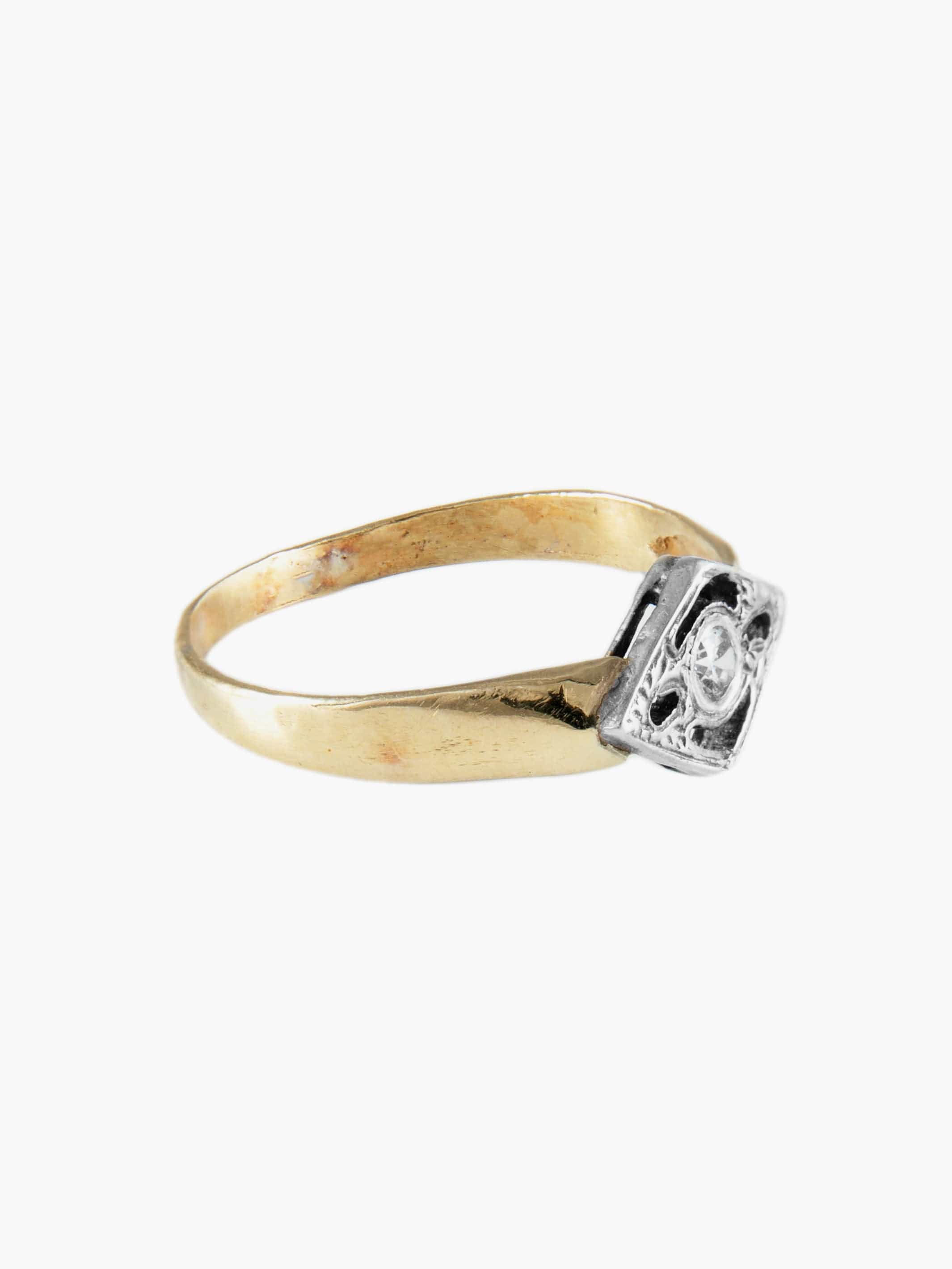 Old Gold Ring silver - Image 3