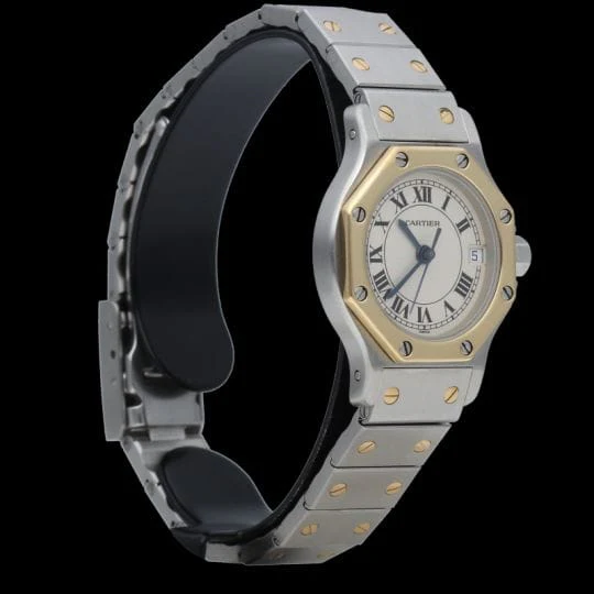 Cartier Santos Round Octagon Watch - Image 5