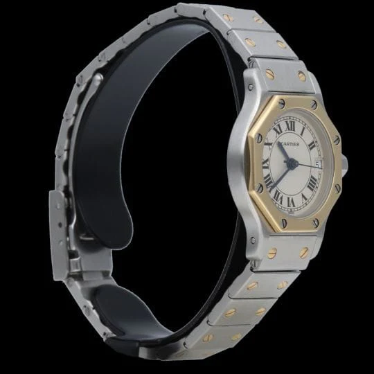 Cartier Santos Round Octagon Watch - Image 6