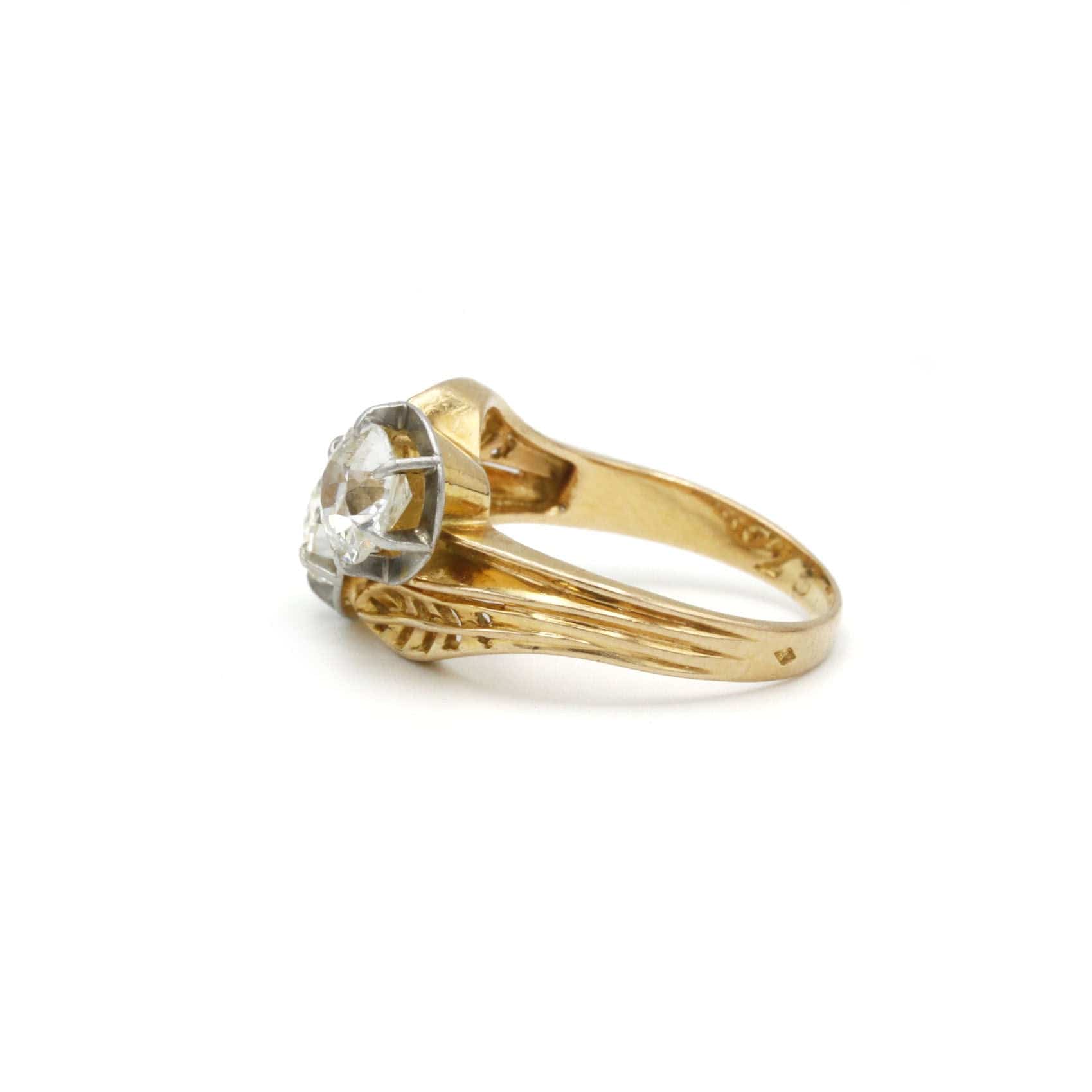 Ring Toi & Moi platinum diamonds - Image 2
