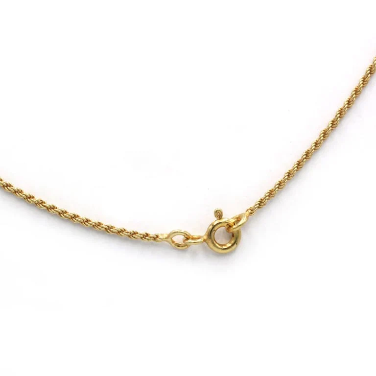 Pendant necklace - Yellow gold & Opal - Image 5