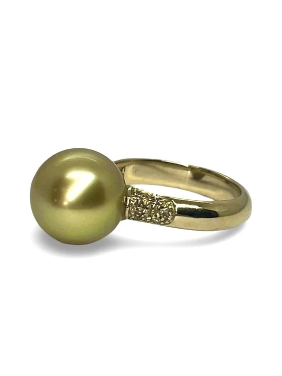 Utopia pearl and diamond ring - Image 4