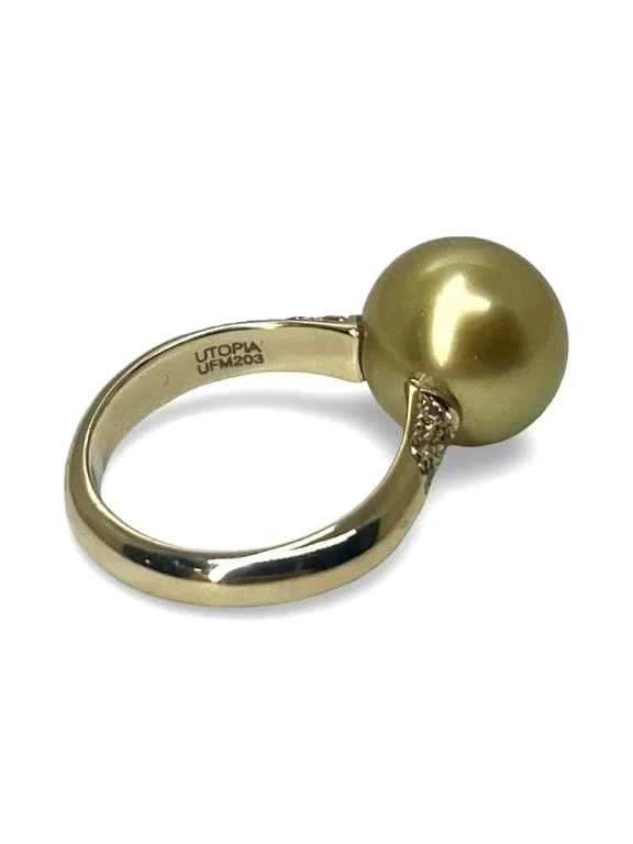 Utopia pearl and diamond ring - Image 6