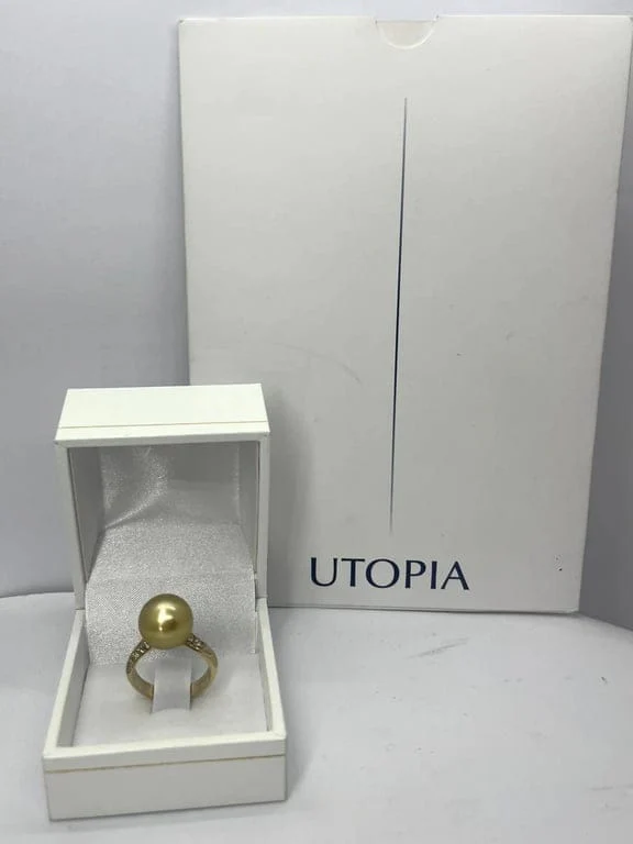 Utopia pearl and diamond ring - Image 8