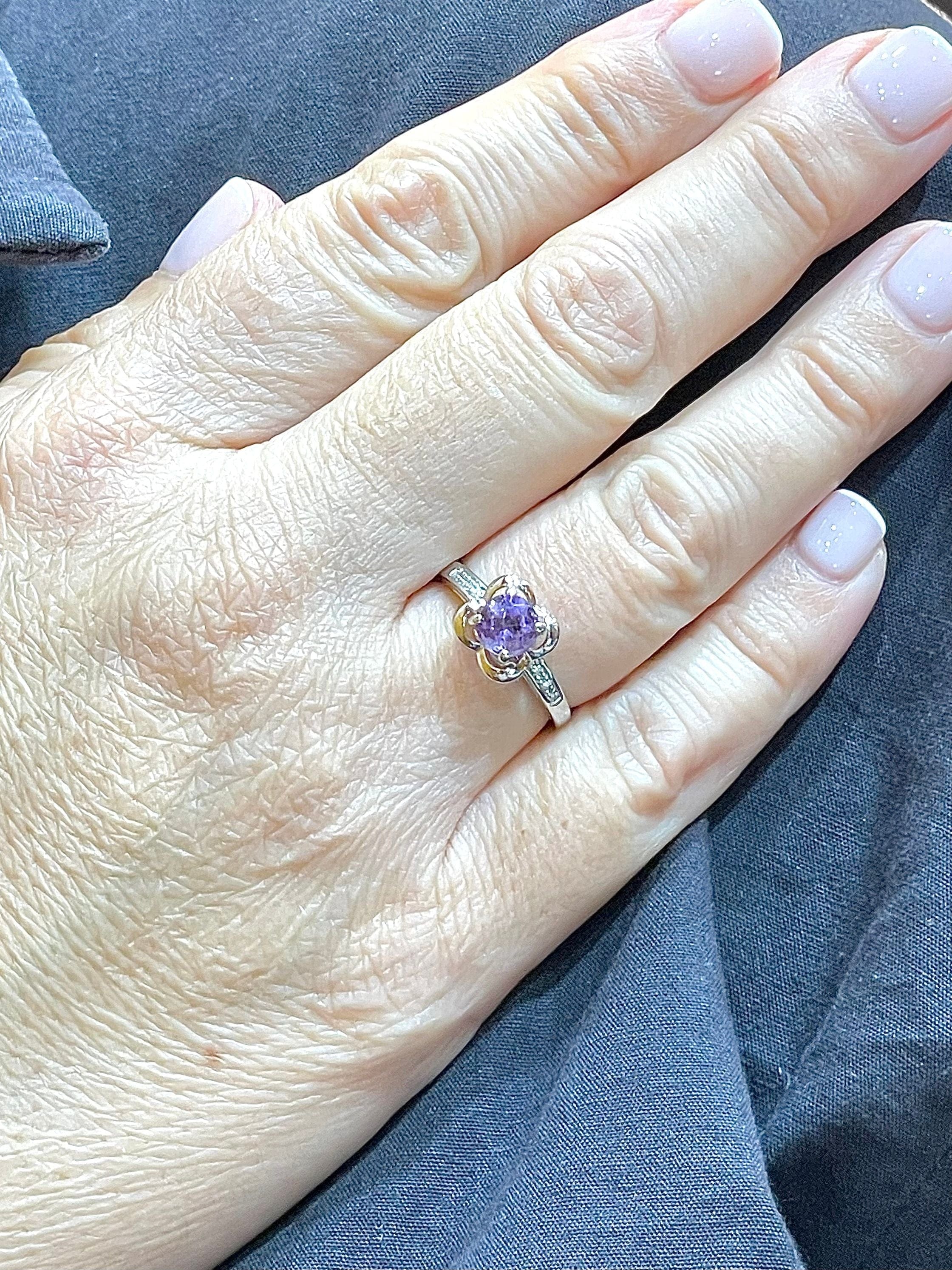 Ring Mauboussin Desirez Amour white gold amethyst and diamonds - Image 2