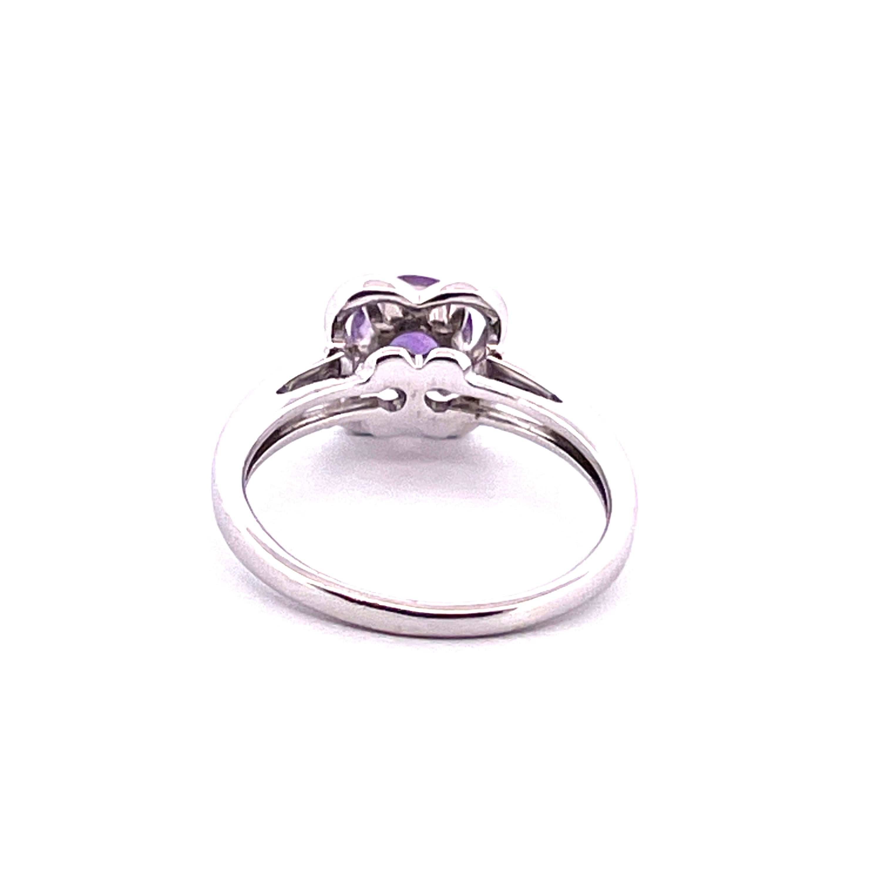 Ring Mauboussin Desirez Amour white gold amethyst and diamonds - Image 6