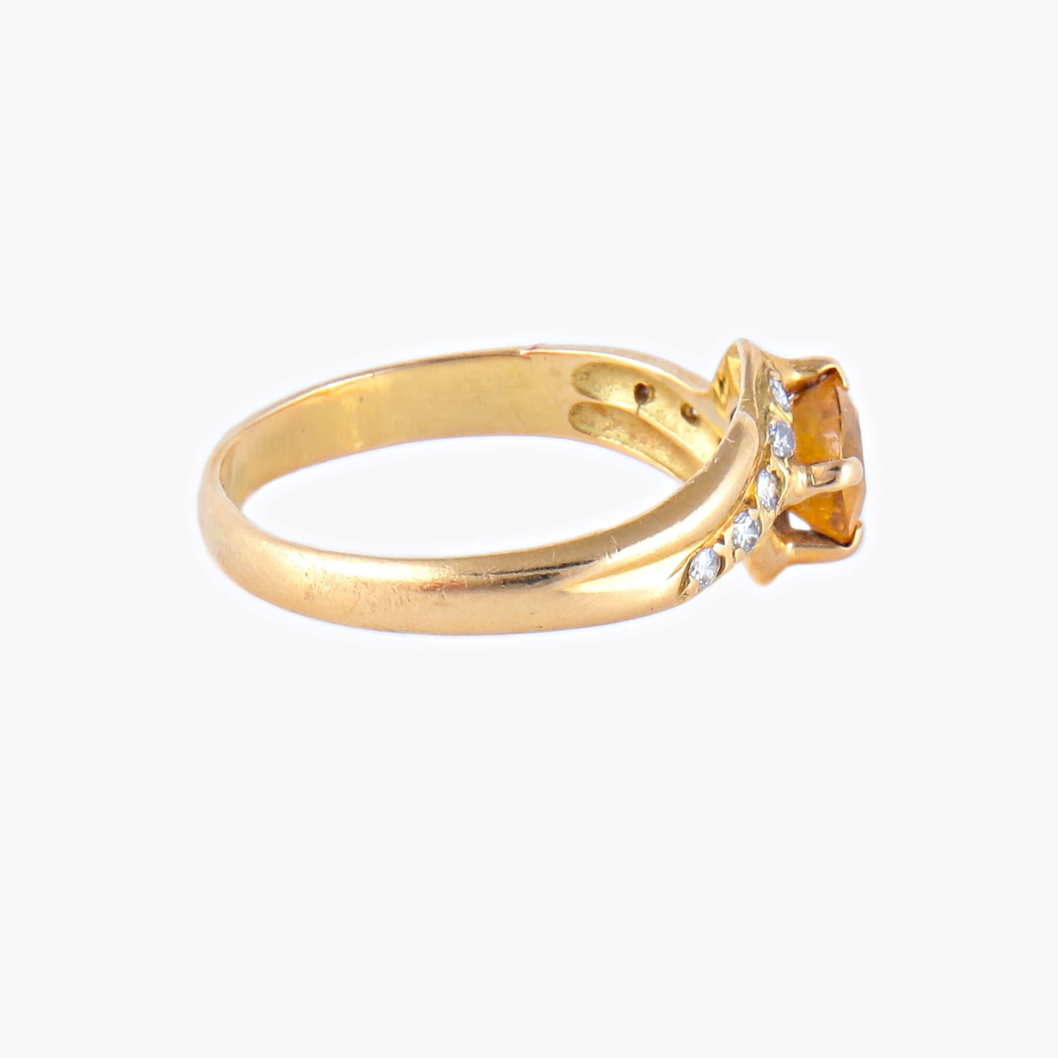 Citrine Diamond Ring - Image 3