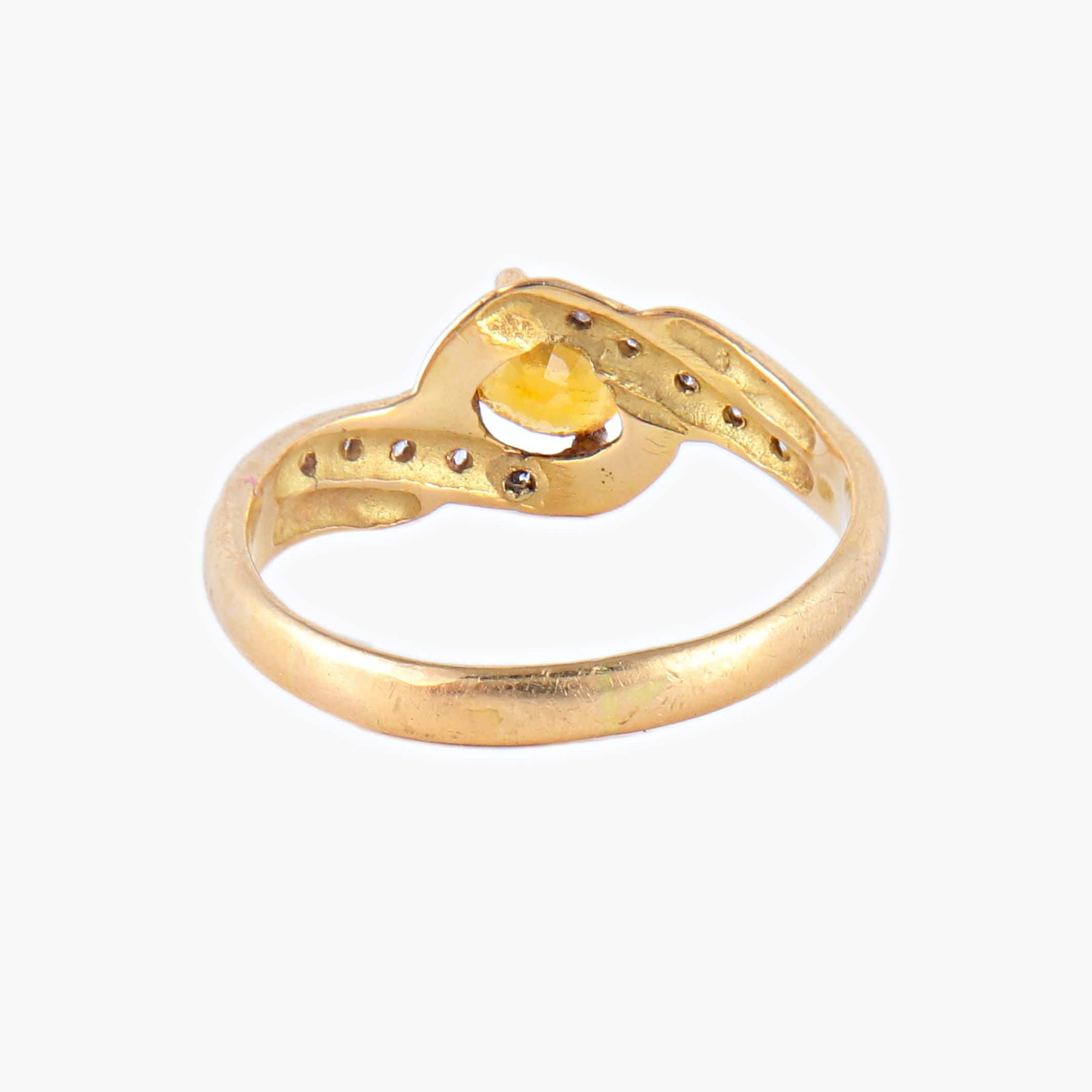 Citrine Diamond Ring - Image 4