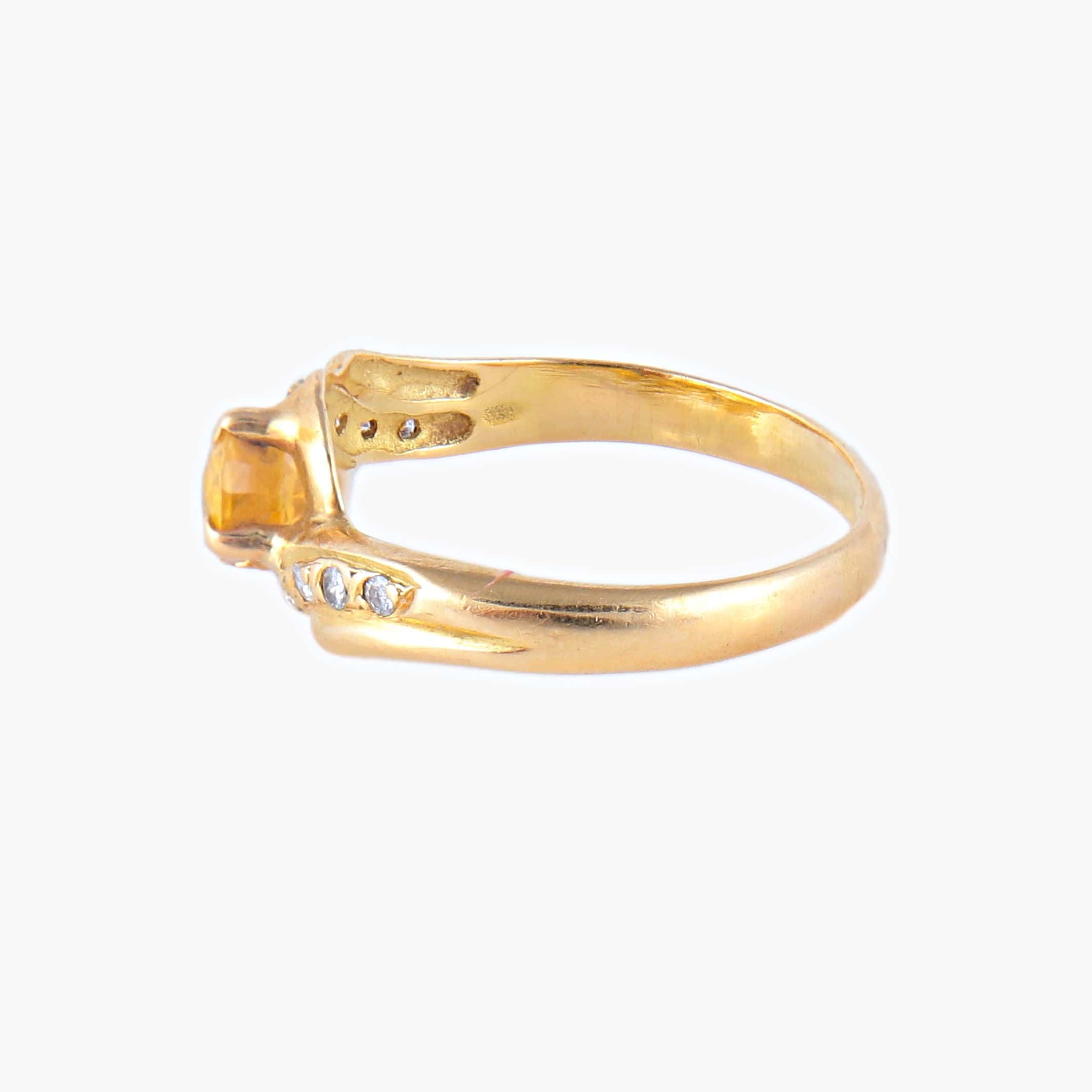 Citrine Diamond Ring - Image 5