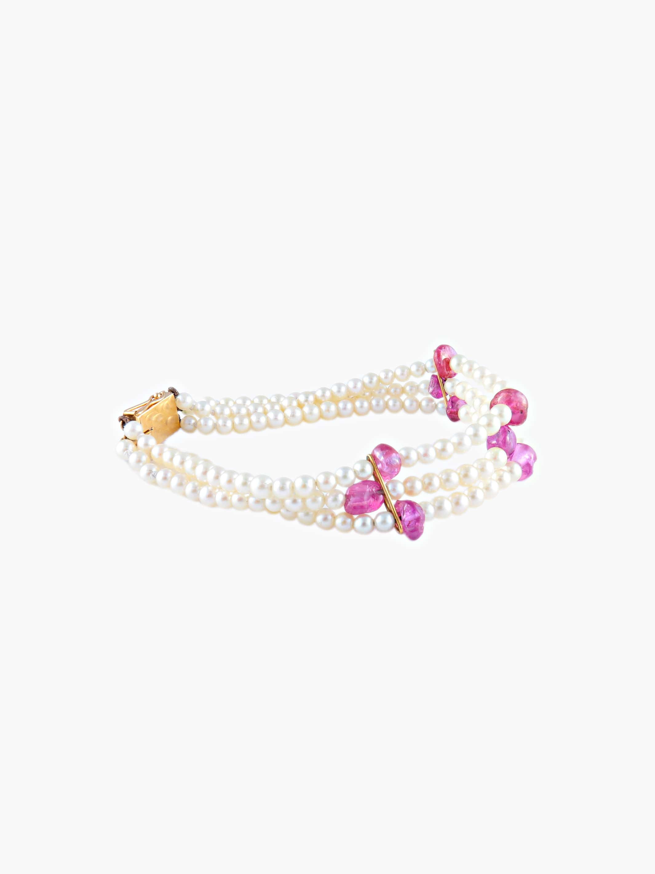 Pearl and Ruby Bracelet - Image 6