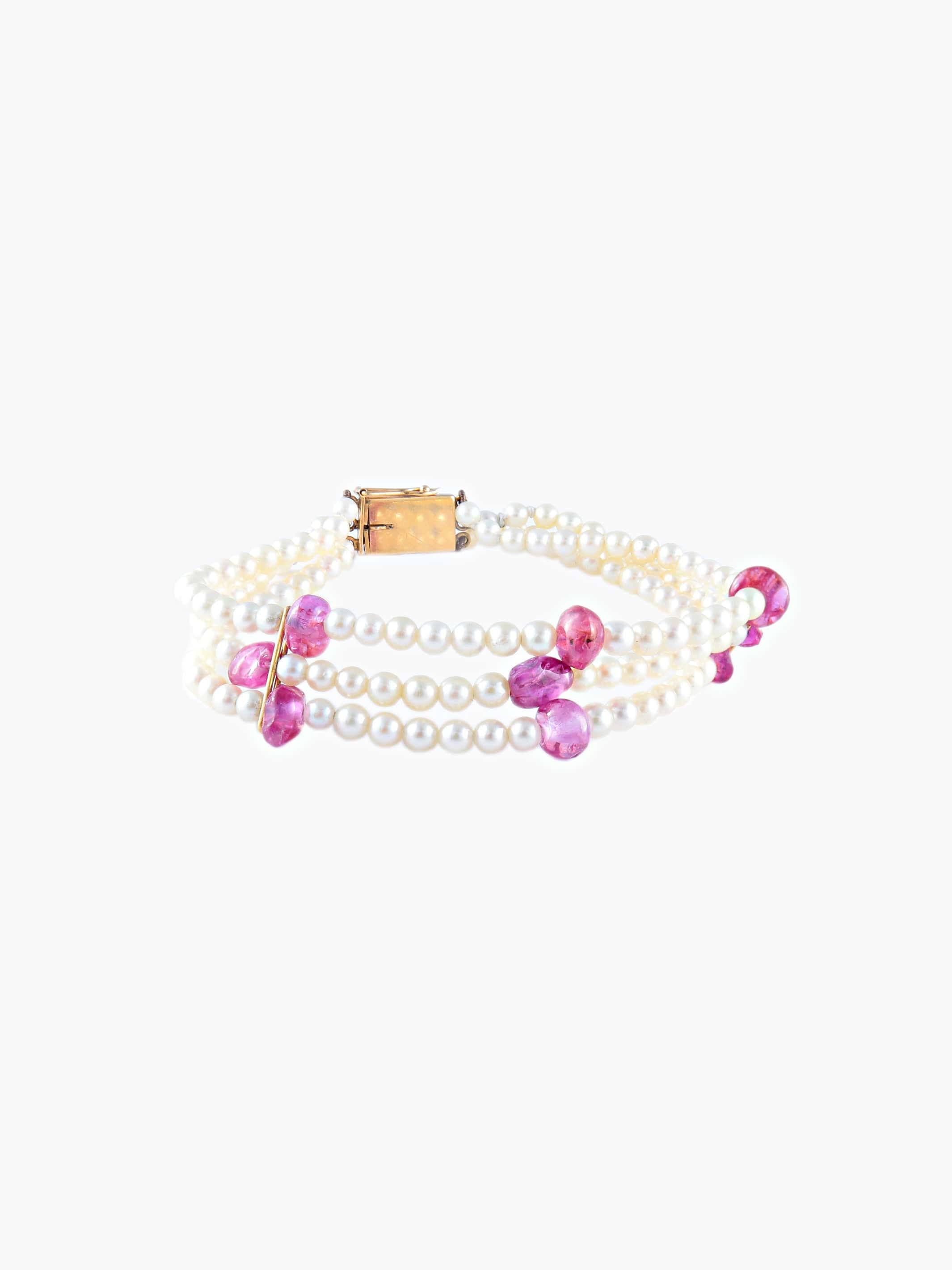 Pearl and Ruby Bracelet - Image 7
