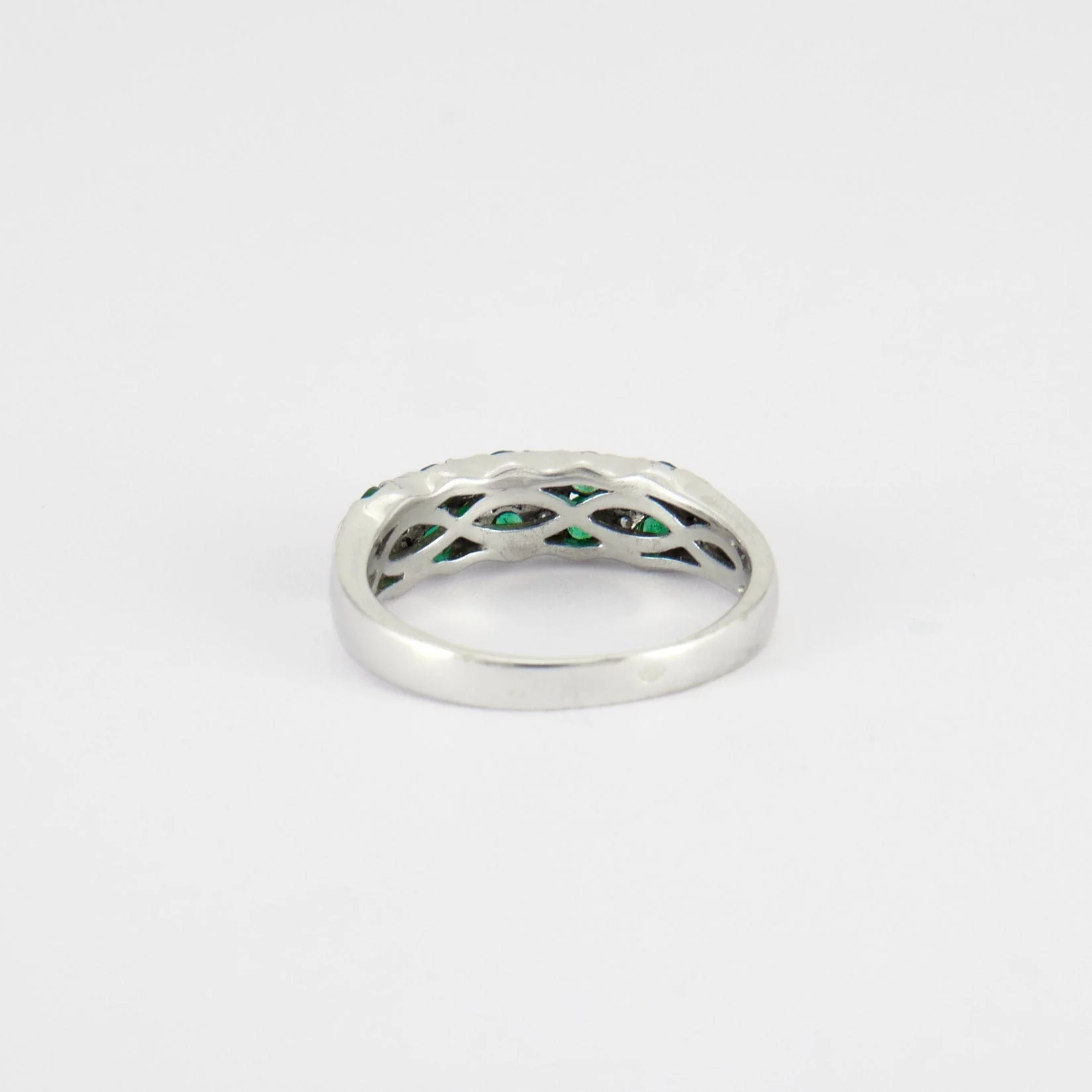 Emerald and diamond ring - Image 6