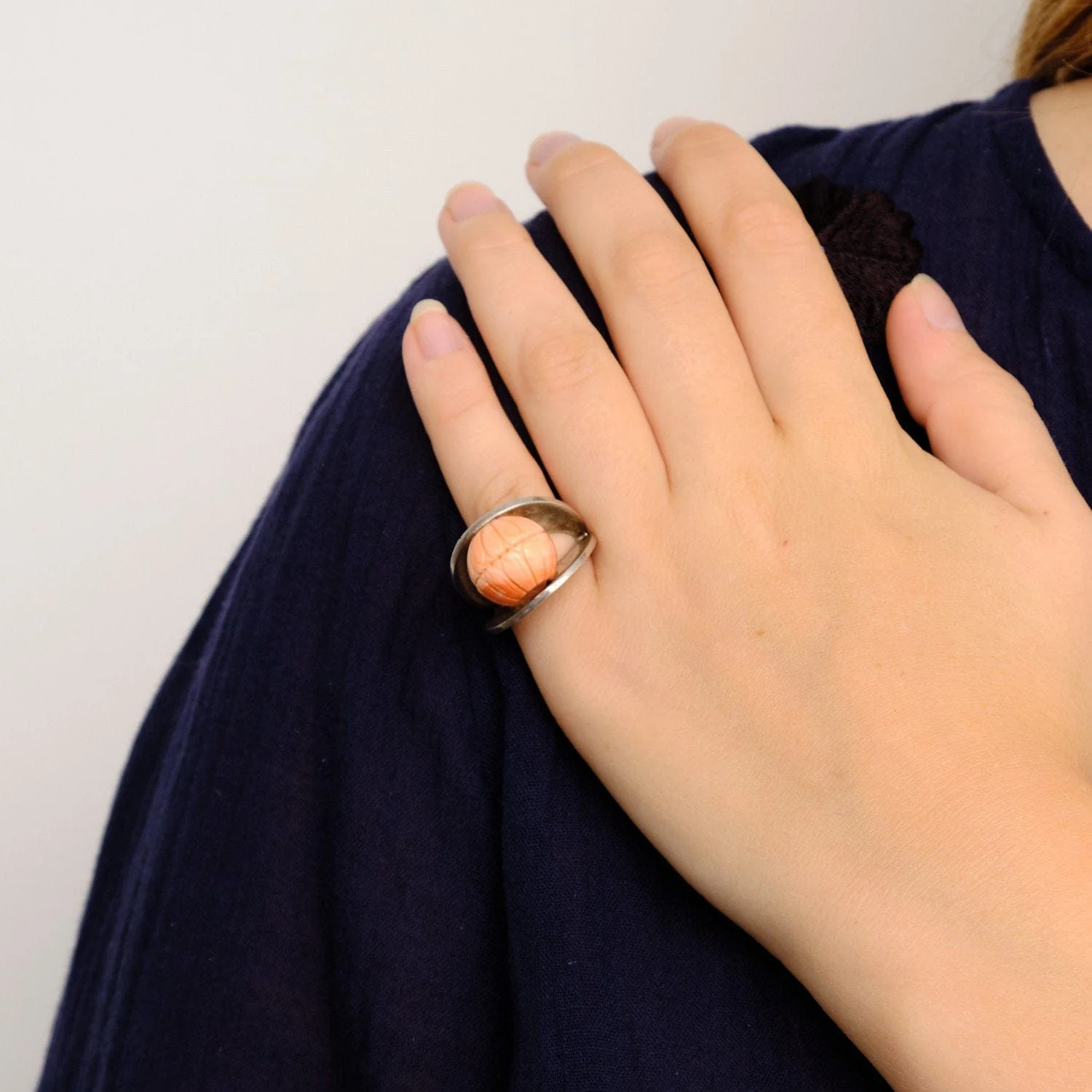 Coral Ring silver - Image 6