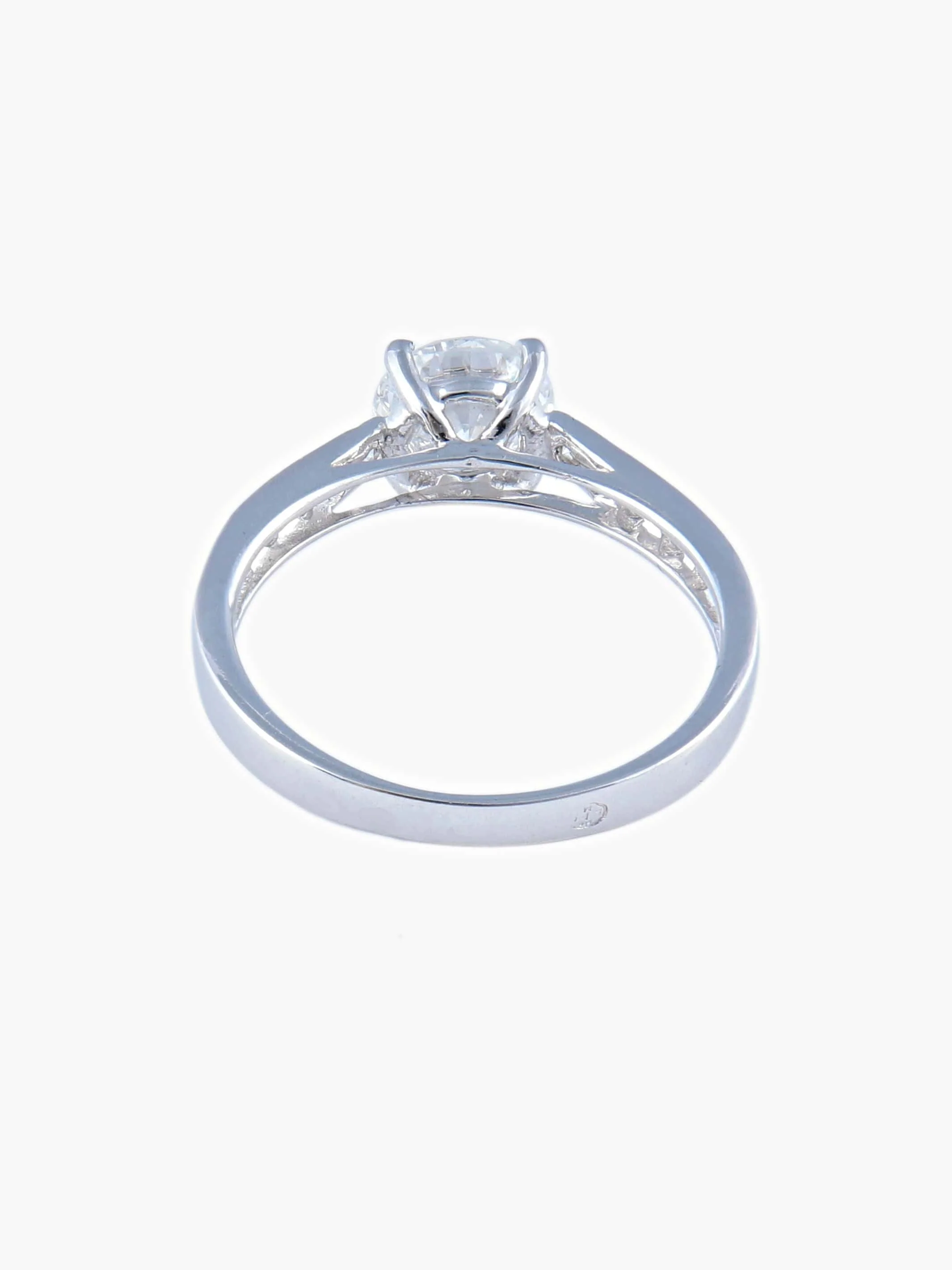 Diamond Solitaire Ring - Image 6