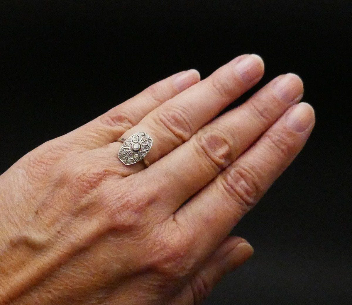 Diamond Ring, White Gold - Image 2