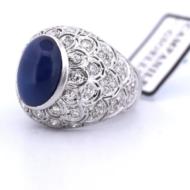 Zaffiro cabochon ring - Image 4