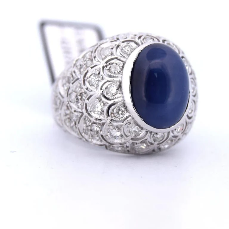 Zaffiro cabochon ring - Image 5