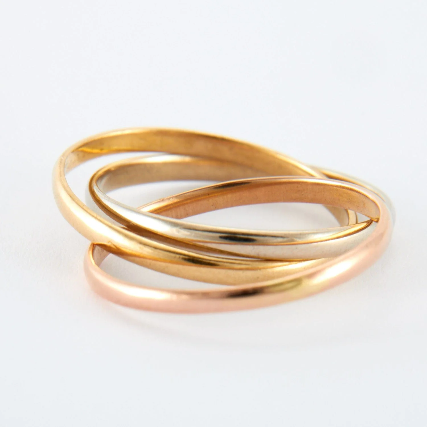 Ring Yellow, white & pink gold