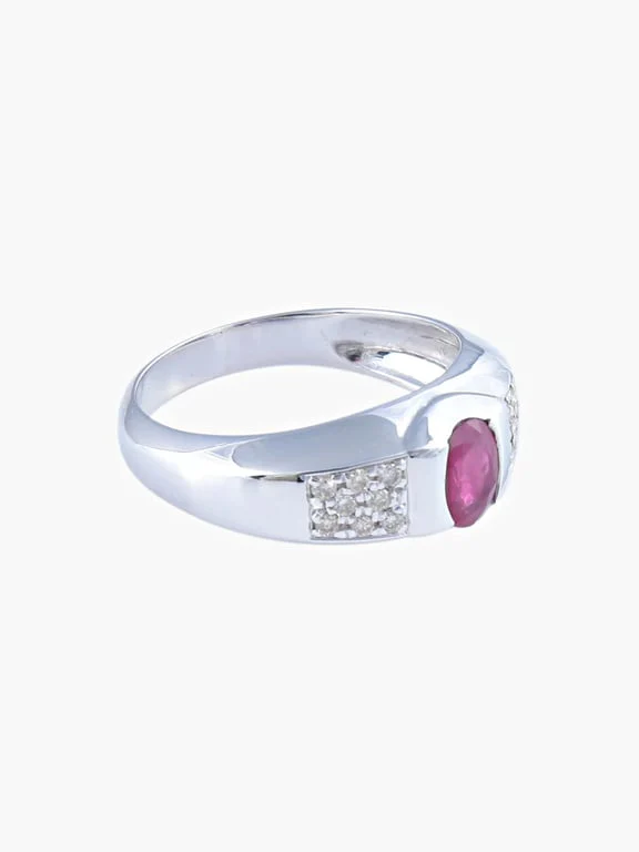 Ruby Diamond Ring - Image 4