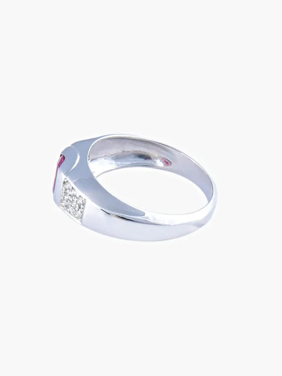Ruby Diamond Ring - Image 5