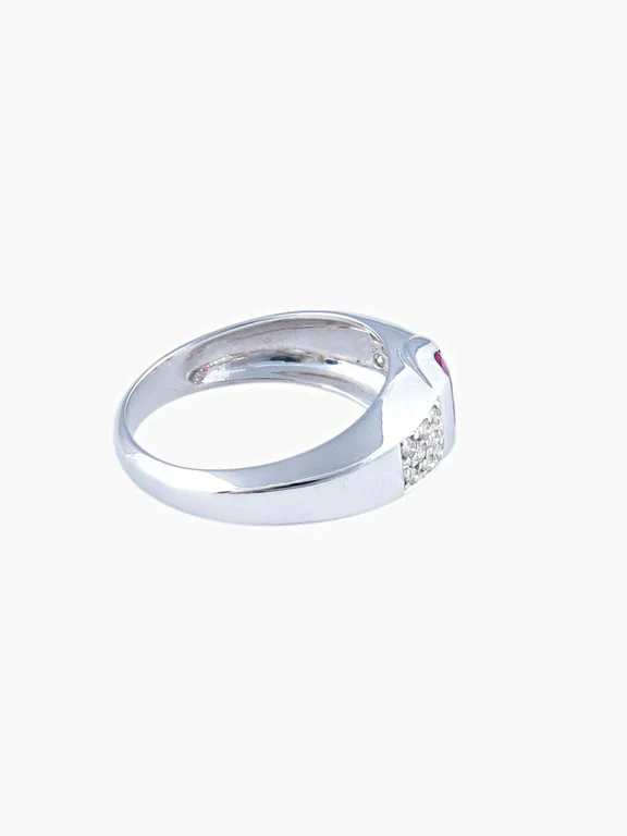 Ruby Diamond Ring - Image 6