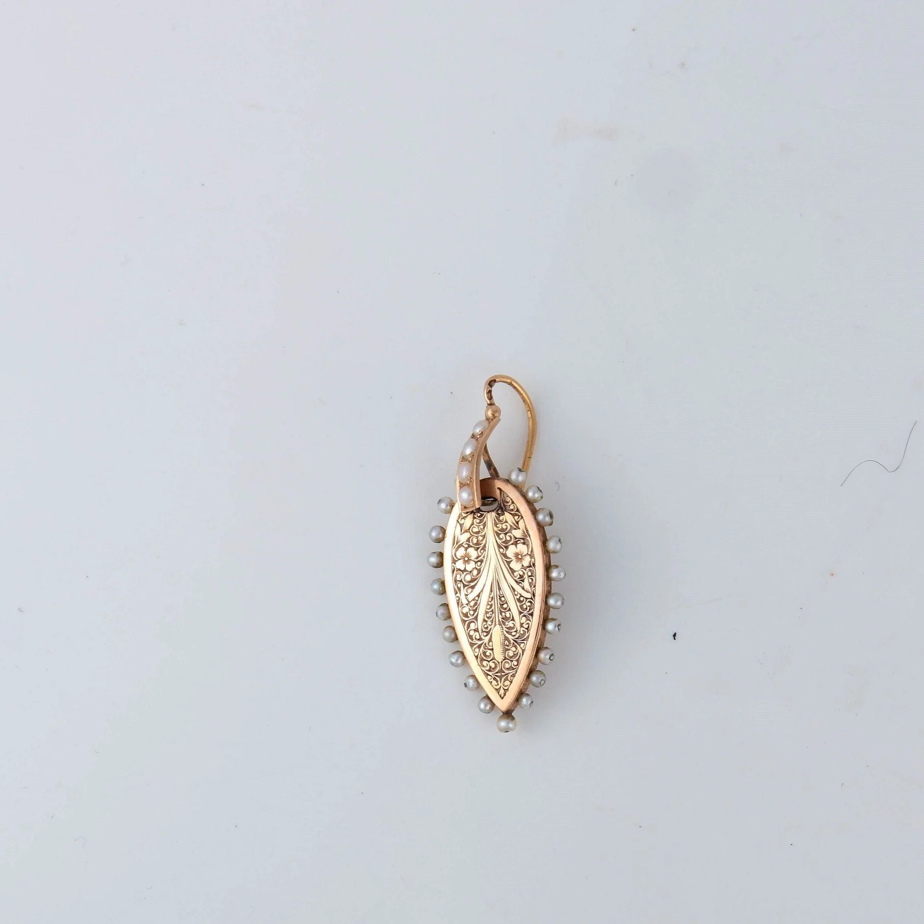 Yellow gold set, pearls - Image 10