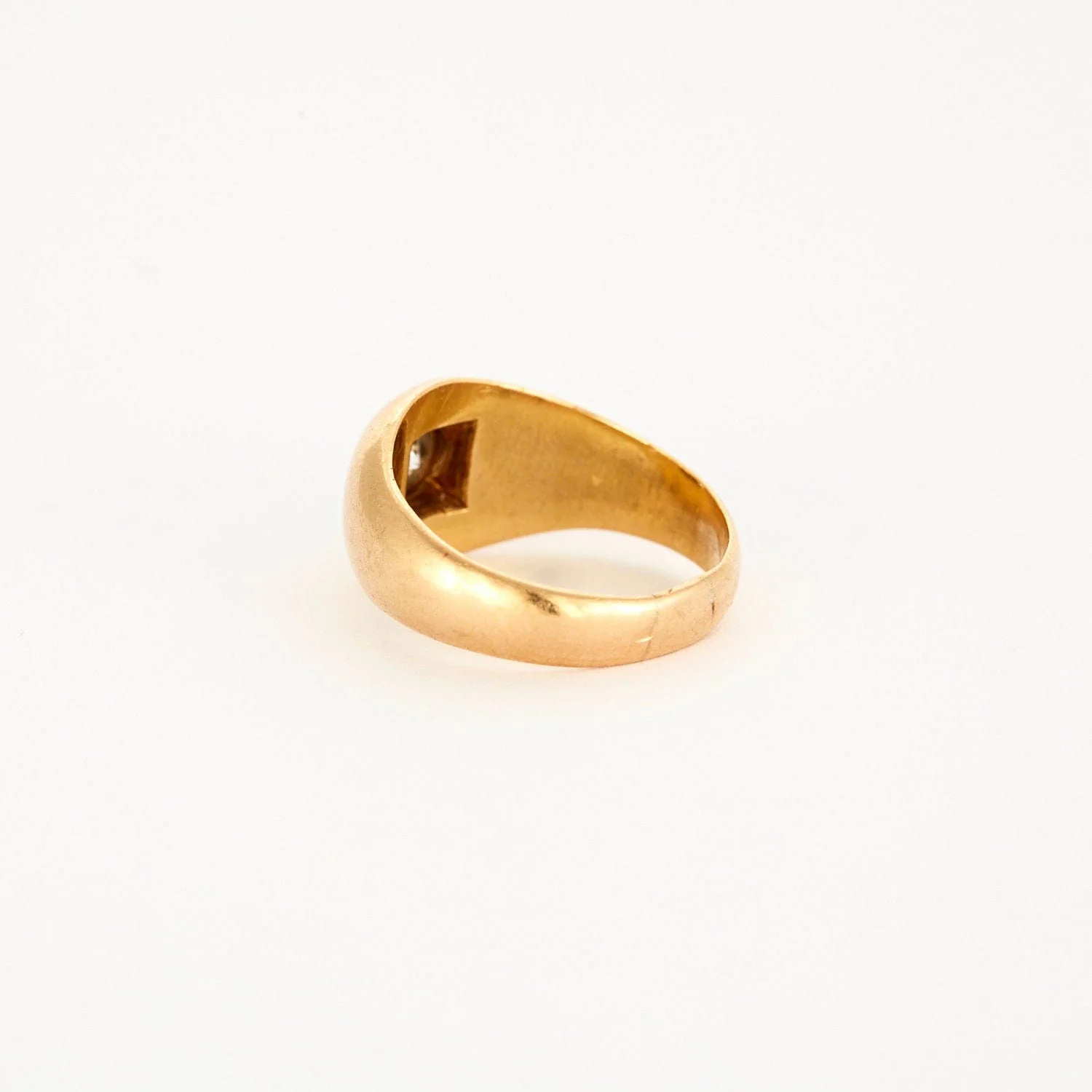 Yellow gold diamond ring - Image 2