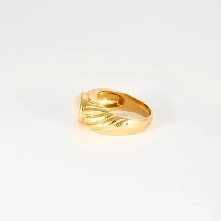 Godron Opal Ring - Image 4