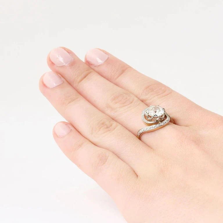 2.04ct Diamond Swirl Ring - Image 3