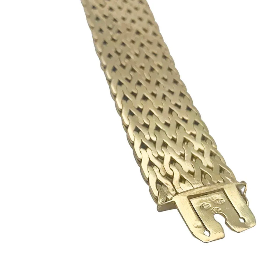 Vintage yellow gold bracelet. - Image 4