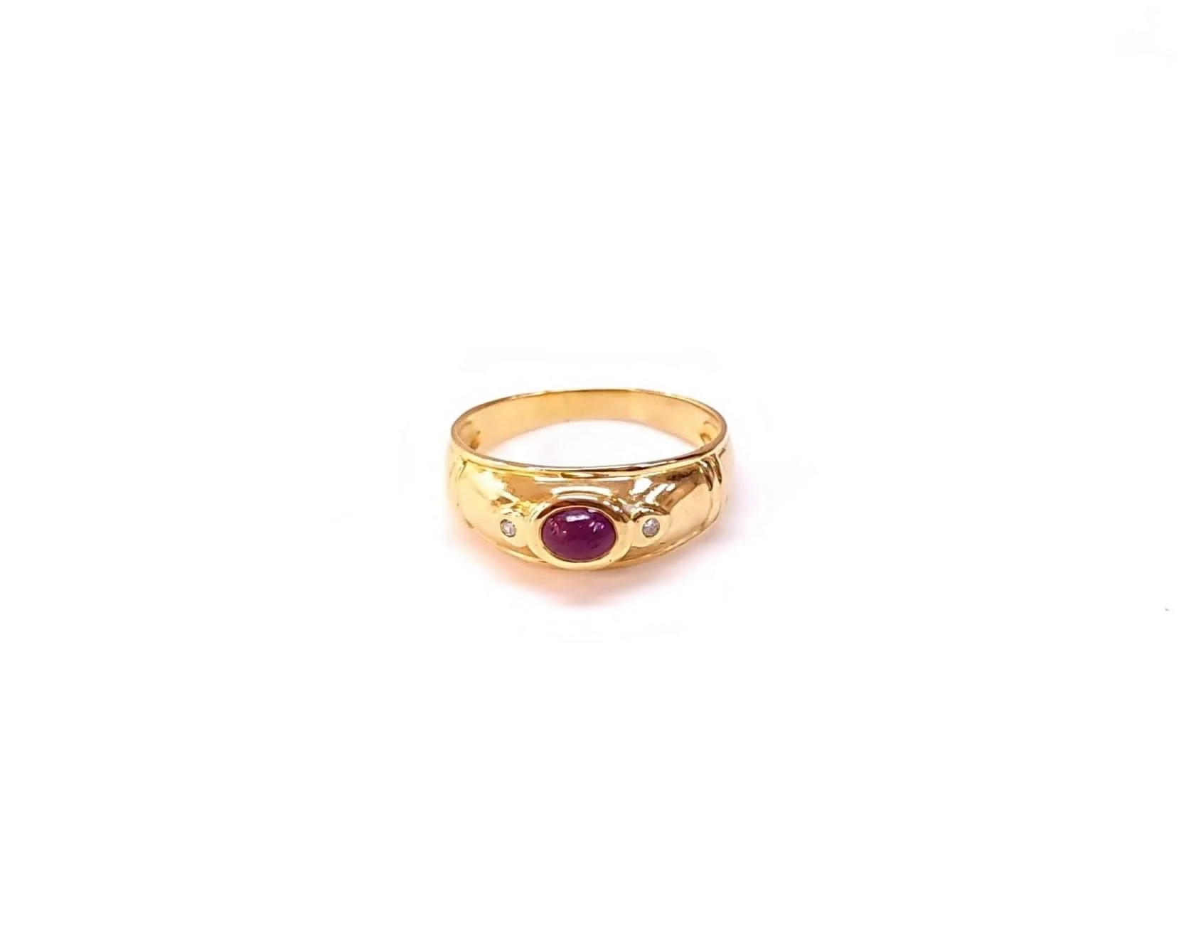 Ruby and diamond bangle ring - Image 3