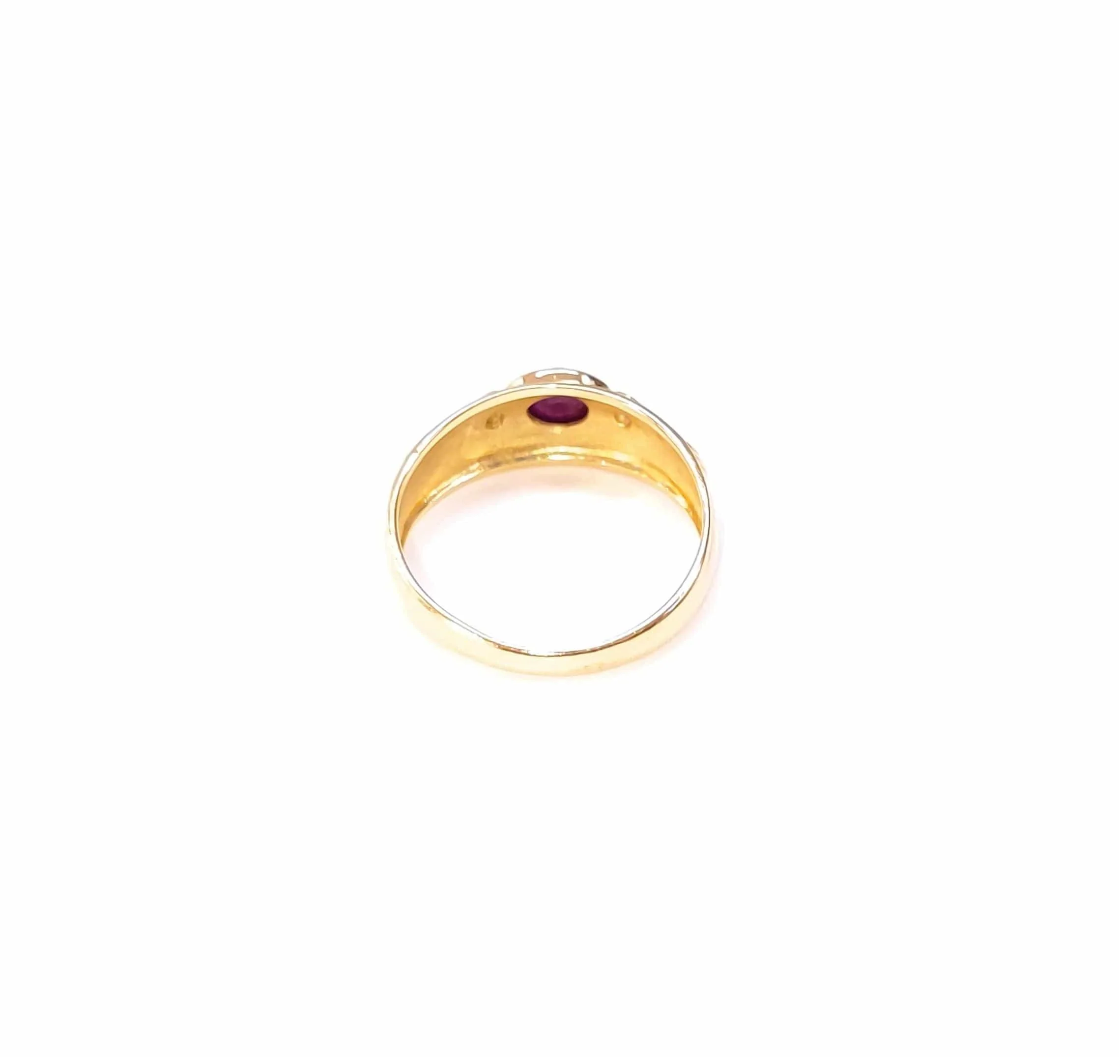 Ruby and diamond bangle ring - Image 5