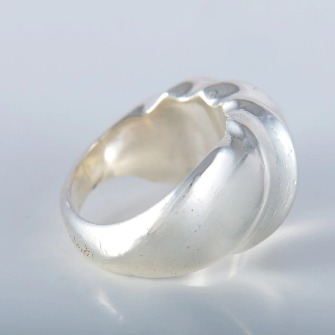 Ring silver branded Chavent - Image 5