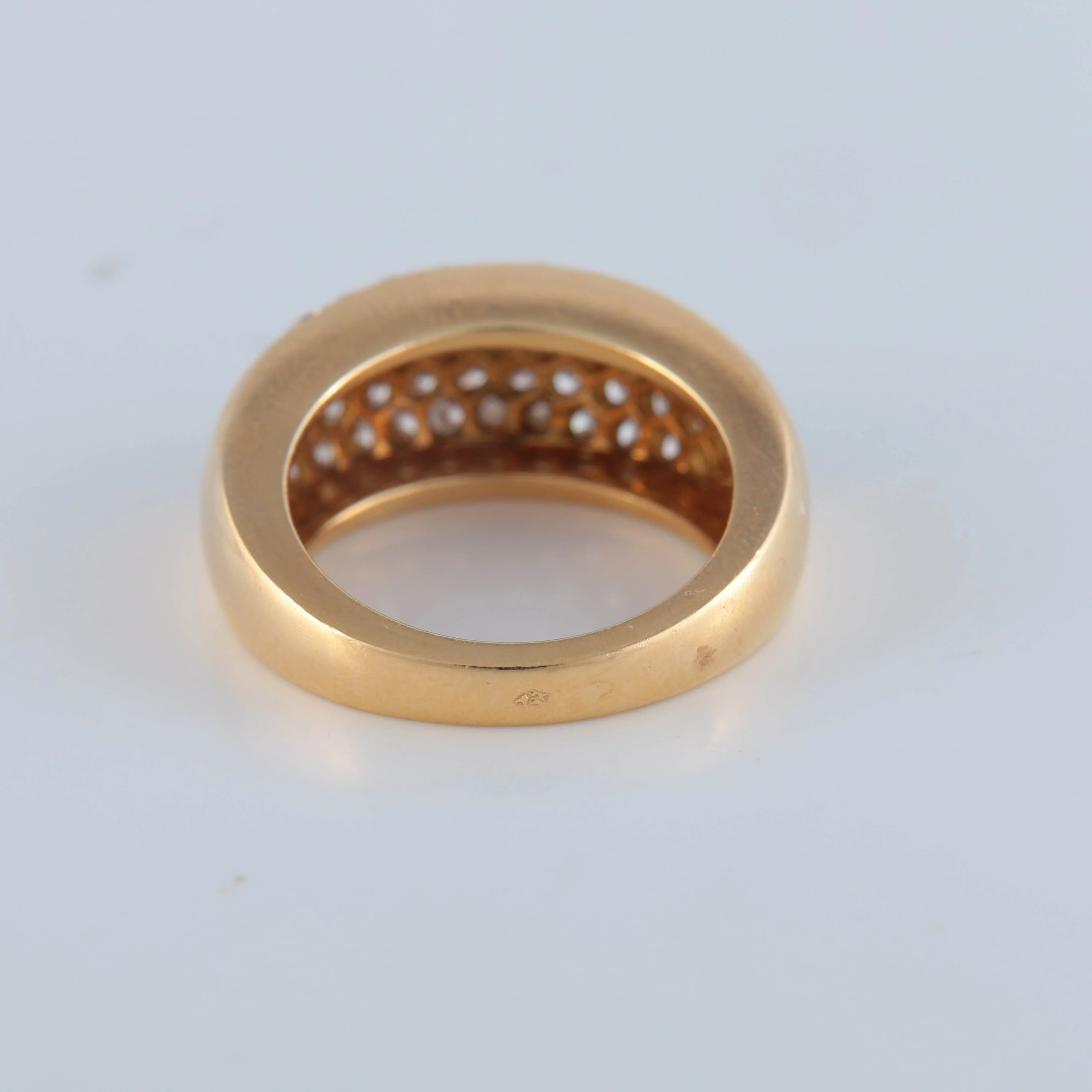 Van Cleef & Arpels yellow gold diamond ring - Image 4