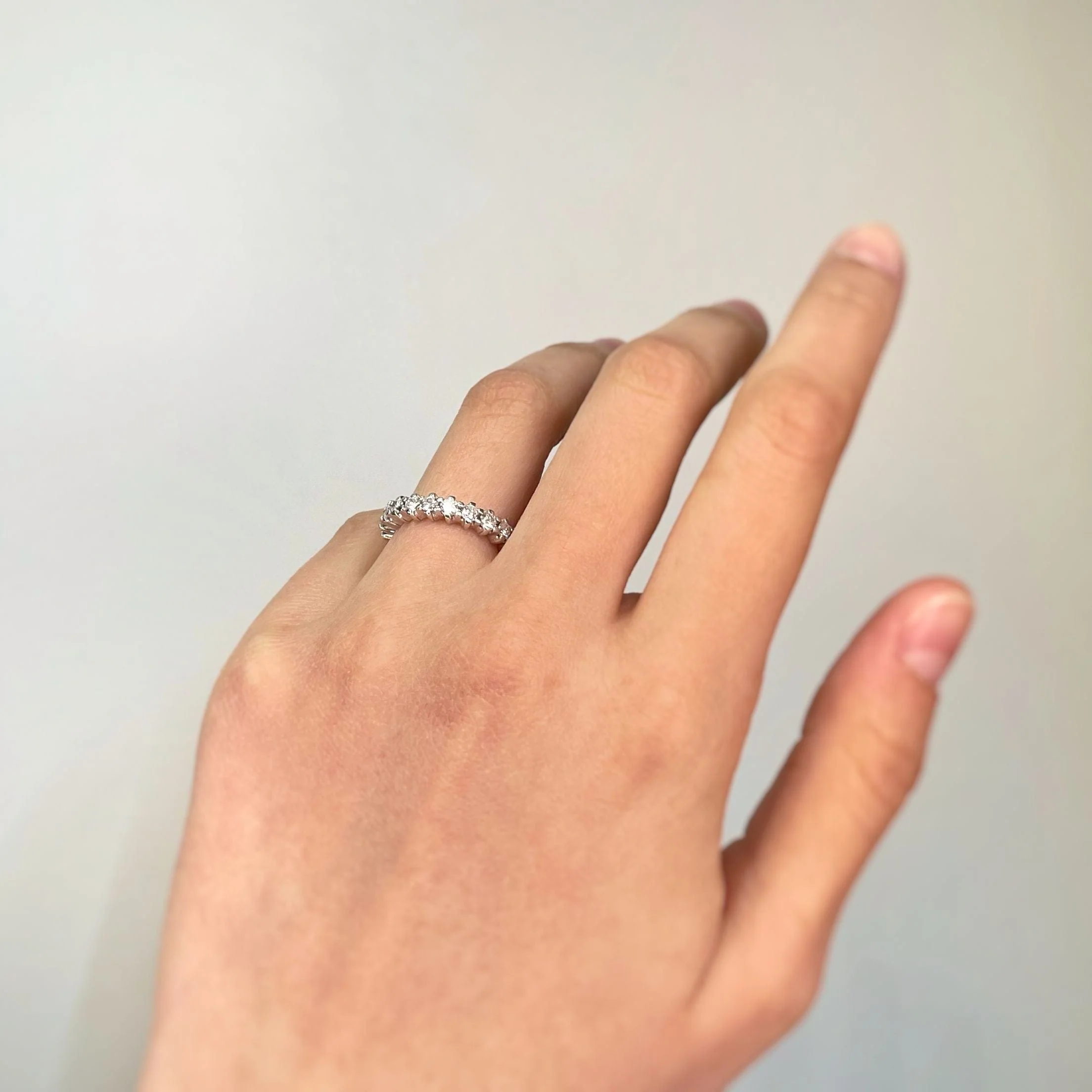 Wedding ring - White gold Diamonds - Image 4