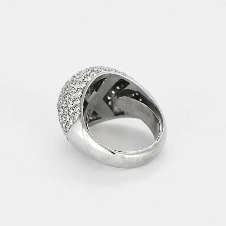 Le Mont des Diamants ring in white gold and diamonds  - Image 5