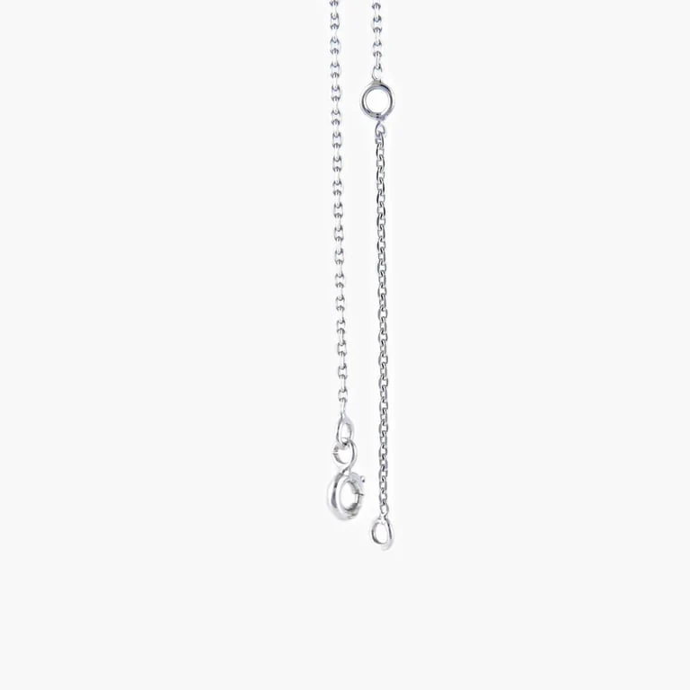 1900 Diamond pendant on chain - Image 7