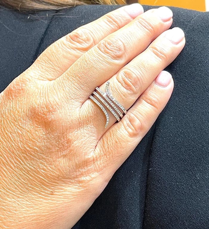 Diamond snake ring - Image 4